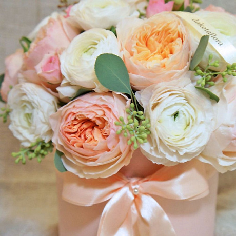 Букет цветов Нежная пудра - Фото 2