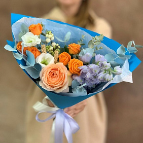 Букет цветов "Дыхание утра"