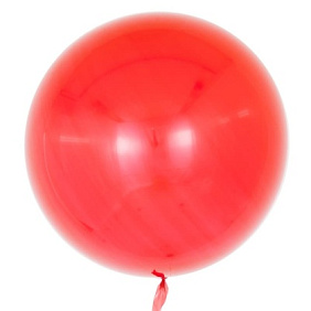 Шар "Сфера 3D Deco Bubble" (Красный), глянец