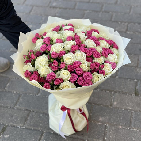 Букет цветов Теплая встреча №162 - Фото 2