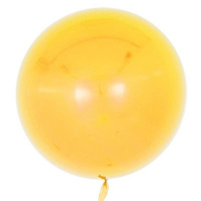 Шар "Сфера 3D Deco Bubble" (Желтый), глянец