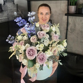 Букет цветов "Мятный чай"