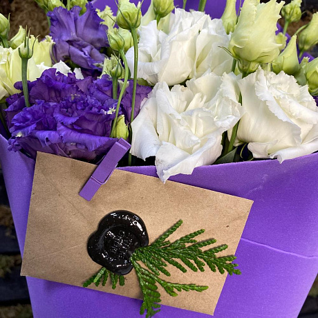 Букет из 7 Лизиантуса - Фото 2