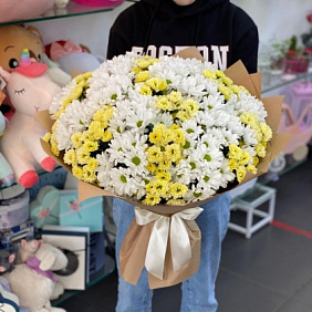 Большой Букет из хризантем