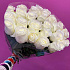 29 белых эквадорских роз - Фото 1