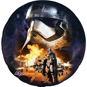 Фольгированный круг шар "Звёздные войны"