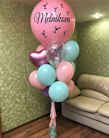 Композиция из шаров "Нежность"