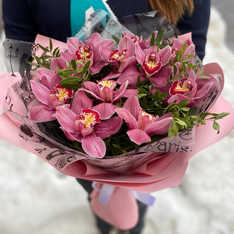 Букет «Красивая орхидея» - Фото 2