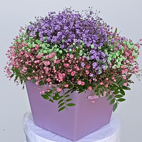 Букет цветов Брызги акварели - Фото 4