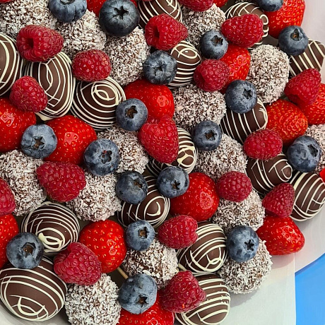 Букет Скарлет в тёмном шоколаде - Фото 3