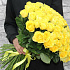 101 желтая роза Премиум - Фото 1
