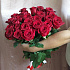 Букет из 25 бордовых роз №160 - Фото 2