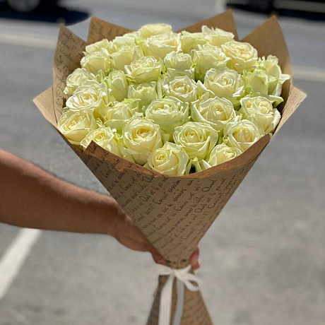 29 белая роза - Фото 3