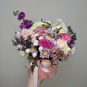 Цветы в коробке №954