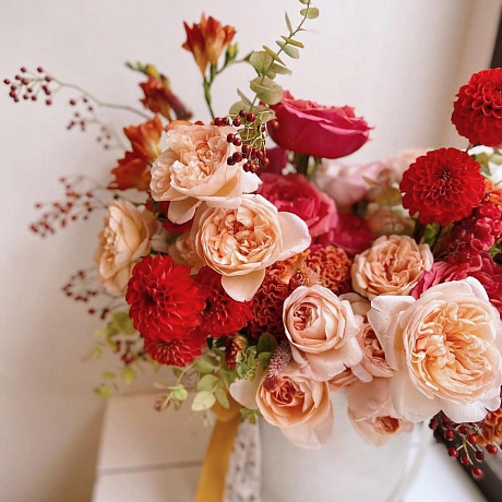 Цветы в коробке История любви - Фото 4