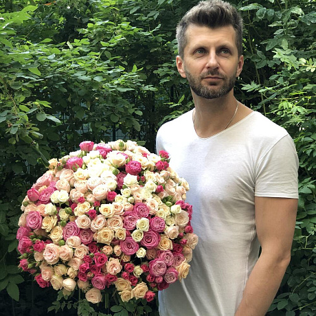 Букет цветов Ты у меня одна - Фото 4