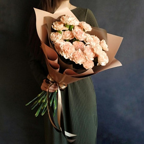 Букет цветов "Пряный ром"