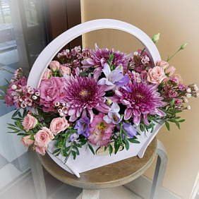 Ящик  с цветами №191