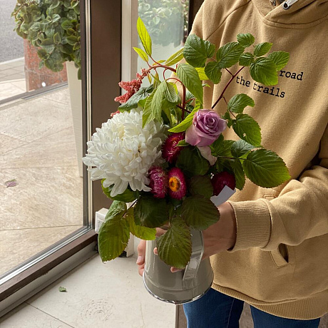 Букет цветов Осенний №161 - Фото 3