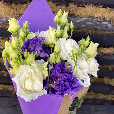 Букет из 7 Лизиантуса - Фото 6
