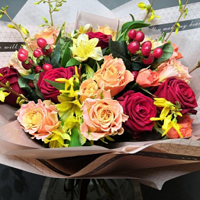 Букет цветов "Весна" №186