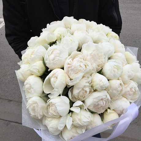 Букет цветов Белые жемчужины - Фото 5