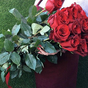 15 роз  80 см