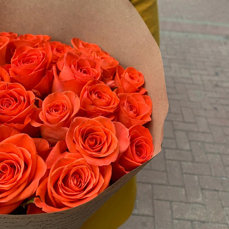 Букет цветов Orange slice - Фото 4