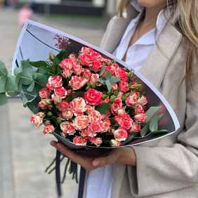 Монобукет из роз №163