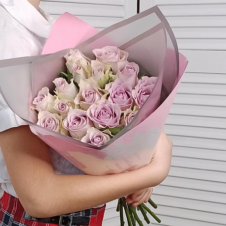 19 роз меритим в авторской упаковке - Фото 2