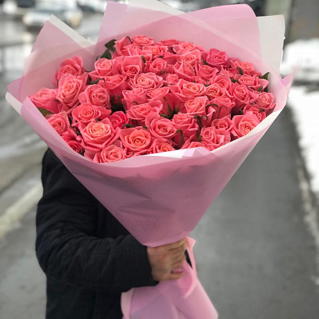 51 нежно розовая Роза сорт аква - Фото 3