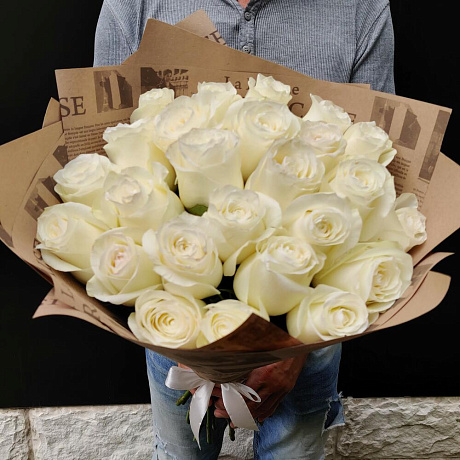 Букет из роз Белый ангел - Фото 2