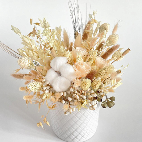 Букет цветов Теплый Rustic - Фото 3