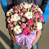 Коробки с цветами. Розы. Хлопок, Лаванда N173 - Фото 2