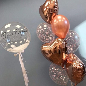 Композиция из шаров "Для любимой" - 15