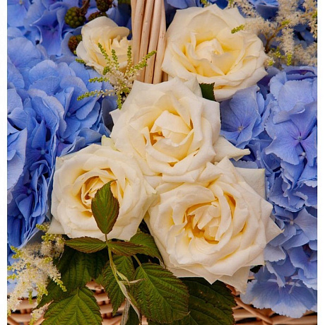 Корзина с цветами Летний Сонет - Фото 4