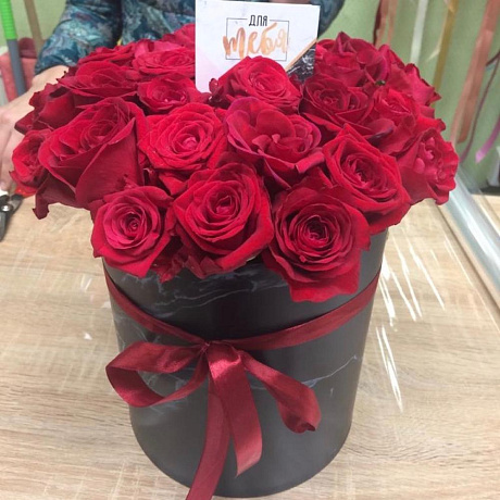 Коробка цветов Для тебя №160 - Фото 2