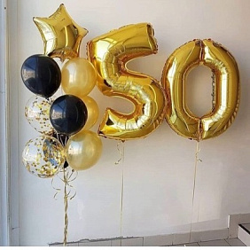 Композиция из шаров "50-летие"