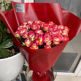 Букет цветов "Пламя" №164