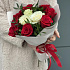 Букет Фея из красных и белых роз - Фото 2