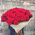 Букет 101 красная роза №175 - Фото 1