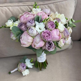 Букет цветов "Жемчужина красоты"  №165