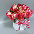 19 роз Джумилия в белой коробке - Фото 2