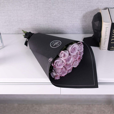 Букет из 15 роз Purple - Фото 2