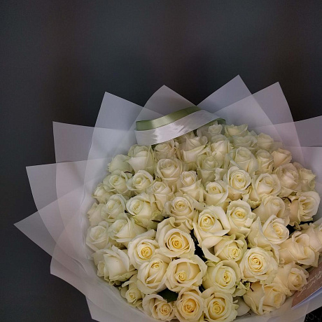 Букет из роз Avalanche 49 - Фото 3