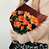Букет Апероль 7 из оранжевых кустовых роз - Фото 5