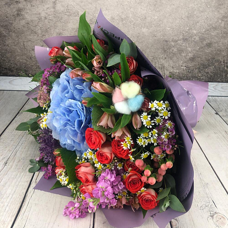 Букет цветов Анжелика №168 - Фото 4