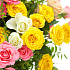 Букет-трио из кустовых роз Иллюзия - Фото 2