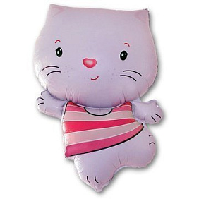 Фигура шар "Hello Kitty" белая