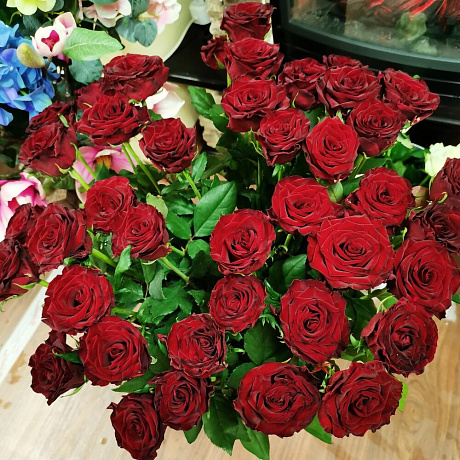 Букет цветов Люблю №162 - Фото 2